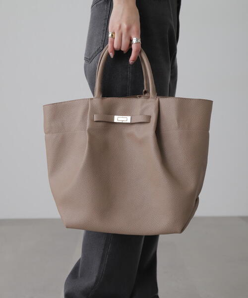 FREE'S MART(フリーズマート)の「ビッグボストン(ボストンバッグ・レディース・ブラック/グレー・フリ-)」の21枚目の写真