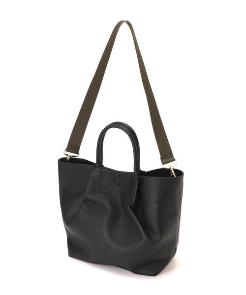 FREE'S MART(フリーズマート)の「ビッグボストン(ボストンバッグ・レディース・ブラック/グレー・フリ-)」の11枚目の写真