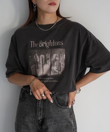 Riberry | ロックフォトビッグTシャツ(Tシャツ/カットソー)
