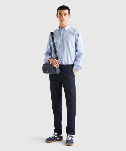 BENETTON (UNITED COLORS OF BENETTON)（ベネトンユナイテッドカラーズオブベネトン）の「ストレッチスリムデニムパンツ（デニムパンツ・メンズ・ダークインディゴブルー・29inch/28inch/32inch/31inch/30inch）」の4枚目の写真