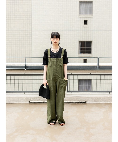 AGAWD（アガウド）の「AGAWD ベルトオールインワン（サロペット/オーバーオール・レディース・ブラック/カーキ・FREE）」の7枚目の写真