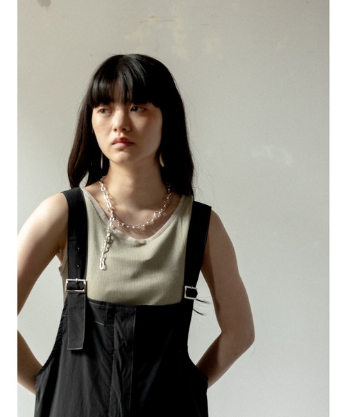 AGAWD（アガウド）の「AGAWD ベルトオールインワン（サロペット/オーバーオール・レディース・ブラック/カーキ・FREE）」の5枚目の写真