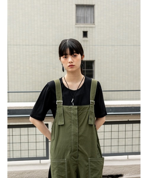 AGAWD（アガウド）の「AGAWD ベルトオールインワン（サロペット/オーバーオール・レディース・ブラック/カーキ・FREE）」の11枚目の写真