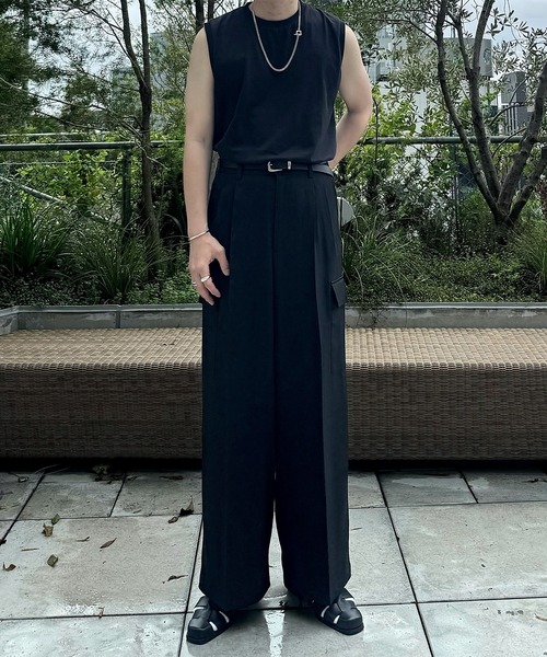 CALLNE（カルネ）の「【CALLNE】Real Leather Standard Belt/リアルレザースタンダードベルト（ベルト・メンズ・ブラック・FREE）」の19枚目の写真