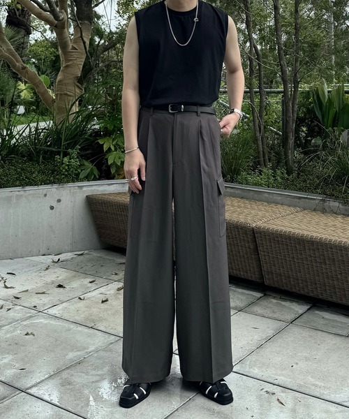 CALLNE（カルネ）の「【CALLNE】Real Leather Standard Belt/リアルレザースタンダードベルト（ベルト・メンズ・ブラック・FREE）」の20枚目の写真