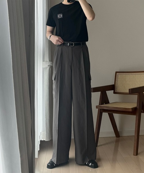 CALLNE（カルネ）の「【CALLNE】Real Leather Standard Belt/リアルレザースタンダードベルト（ベルト・メンズ・ブラック・FREE）」の22枚目の写真