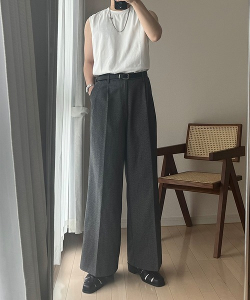 CALLNE（カルネ）の「【CALLNE】Real Leather Standard Belt/リアルレザースタンダードベルト（ベルト・メンズ・ブラック・FREE）」の14枚目の写真