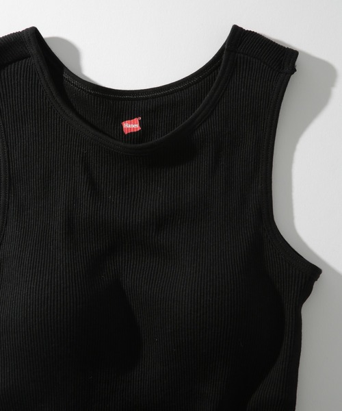 HANES（ヘインズ）の「【Hanes】ブラ　アメリカンスリーブ HW2-Z101（タンクトップ・レディース・ブラック/ホワイト/ブラック系その他2/ホワイト系その他2・FREE）」の4枚目の写真