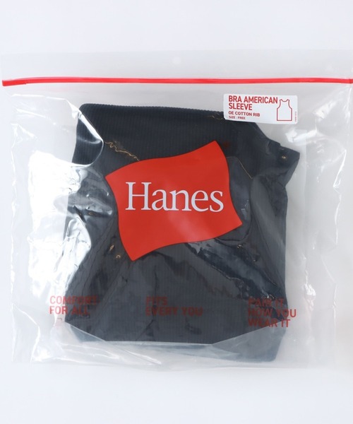 HANES（ヘインズ）の「【Hanes】ブラ　アメリカンスリーブ HW2-Z101（タンクトップ・レディース・ブラック/ホワイト/ブラック系その他2/ホワイト系その他2・FREE）」の5枚目の写真