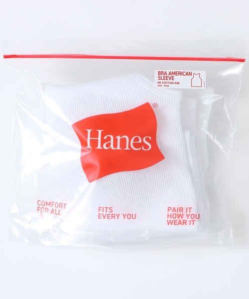 HANES（ヘインズ）の「【Hanes】ブラ　アメリカンスリーブ HW2-Z101（タンクトップ・レディース・ブラック/ホワイト/ブラック系その他2/ホワイト系その他2・FREE）」の9枚目の写真