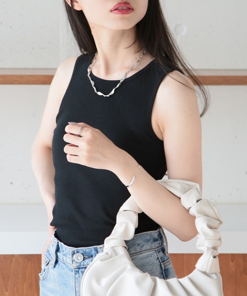 HANES（ヘインズ）の「【Hanes】ブラ　アメリカンスリーブ HW2-Z101（タンクトップ・レディース・ブラック/ホワイト/ブラック系その他2/ホワイト系その他2・FREE）」の18枚目の写真