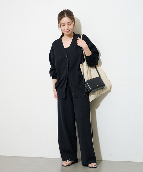 JOURNAL STANDARD(ジャーナルスタンダード)の「《WEB限定追加3》ウォッシャブルトラックパンツ(その他パンツ・レディース・ブラック・FREE)」の2枚目の写真