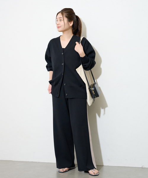 JOURNAL STANDARD(ジャーナルスタンダード)の「《WEB限定追加3》ウォッシャブルトラックパンツ(その他パンツ・レディース・ブラック・FREE)」の3枚目の写真
