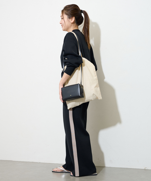 JOURNAL STANDARD(ジャーナルスタンダード)の「《WEB限定追加3》ウォッシャブルトラックパンツ(その他パンツ・レディース・ブラック・FREE)」の5枚目の写真