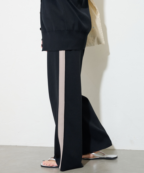 JOURNAL STANDARD(ジャーナルスタンダード)の「《WEB限定追加3》ウォッシャブルトラックパンツ(その他パンツ・レディース・ブラック・FREE)」の8枚目の写真