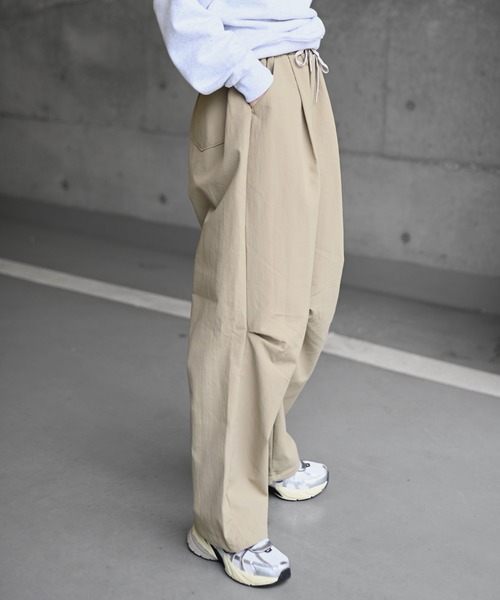 Marient（マリエント）の「ワンタッチナイロンPT【unisex】（カーゴパンツ・レディース・ブラック/ベージュ・FREE）」の13枚目の写真