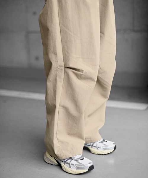 Marient（マリエント）の「ワンタッチナイロンPT【unisex】（カーゴパンツ・レディース・ブラック/ベージュ・FREE）」の9枚目の写真