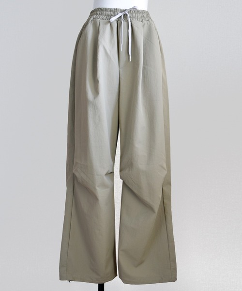 Marient（マリエント）の「ワンタッチナイロンPT【unisex】（カーゴパンツ・レディース・ブラック/ベージュ・FREE）」の5枚目の写真