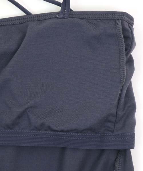 fran de lingerie（フランデランジェリー）の「さらっと滑らかなシルキーリネンクロップド丈のパッド付きキャミ 「シルキーリネン キャミソール」 キャミソール（キャミソール・レディース・グレイッシュベージュ/ネイビー/ブラック・L/LL/M）」の16枚目の写真