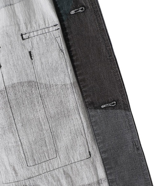 marka（マーカ）の「marka / マーカ：B.D.U VEST - TUMBLED ORGANIC COTTON POPLIN -：M24A-09BL01A[COR]（ベスト・メンズ・ブラック/カモフラージュ・1(S)/2(M)）」の20枚目の写真