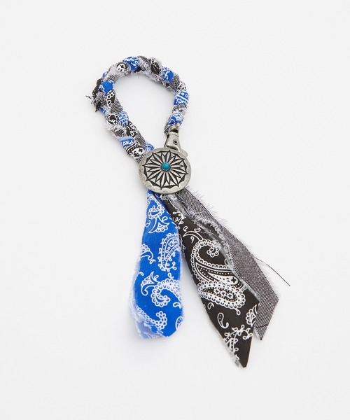 improves（インプローブス）の「バンダナ バッグチャーム/キーホルダー（キーホルダー・メンズ・ブルー系/レッド/レッド系/ブルー・FREE）」の6枚目の写真