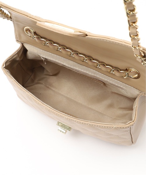 maison-vincent（メゾンヴァンサン）の「《WEB限定追加》Maison Vincent/メゾンヴァンサン チェーンバッグ 13（ショルダーバッグ・レディース・ベージュ/ブラック・FREE）」の18枚目の写真