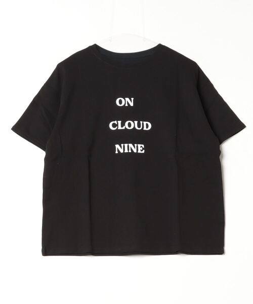 Per sist ence(パーシエンス)の「ロゴT×チュールTシャツアンサンブル(Tシャツ/カットソー・レディース・ホワイト×ブラック/オフホワイト/ブラック/グレー・FREE)」の6枚目の写真