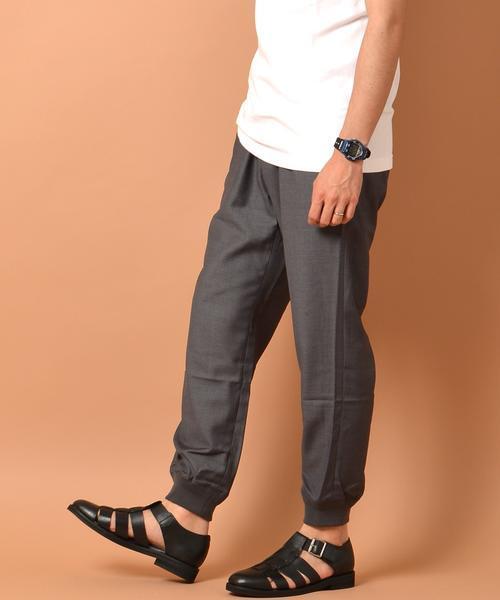 SHIPS JET BLUE(シップスジェットブルー)の「SHIPS JET BLUE (シップス ジェットブルー): T/R リブパンツ 15FW■(その他パンツ・メンズ・ブラック/グレー/ネイビー/オリーブ/グレー系その他・MEDIUM/LARGE/SMALL)」の4枚目の写真