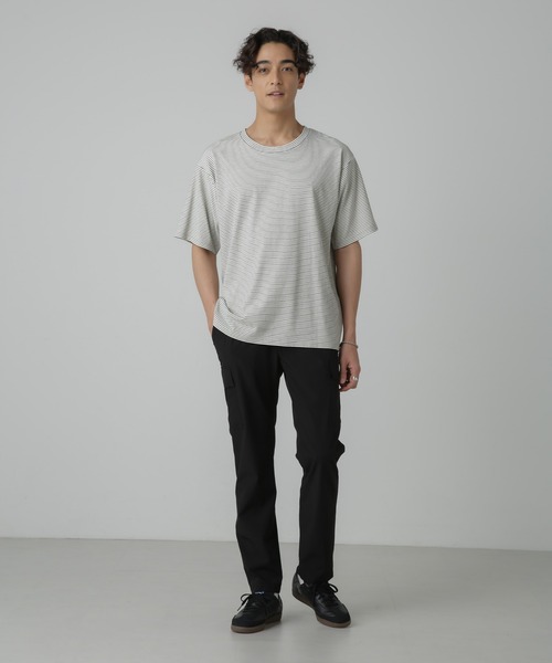 NANO universe(ナノユニバース)の「「N trousers」スリムストレッチ カーゴパンツ(カーゴパンツ・メンズ・ネイビー/チャコール・S/M/L)」の6枚目の写真