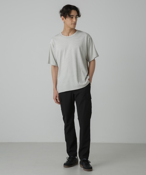 NANO universe(ナノユニバース)の「「N trousers」スリムストレッチ カーゴパンツ(カーゴパンツ・メンズ・ネイビー/チャコール・S/M/L)」の10枚目の写真