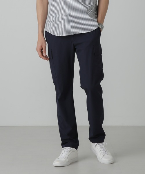 NANO universe(ナノユニバース)の「「N trousers」スリムストレッチ カーゴパンツ(カーゴパンツ・メンズ・ネイビー/チャコール・S/M/L)」の13枚目の写真
