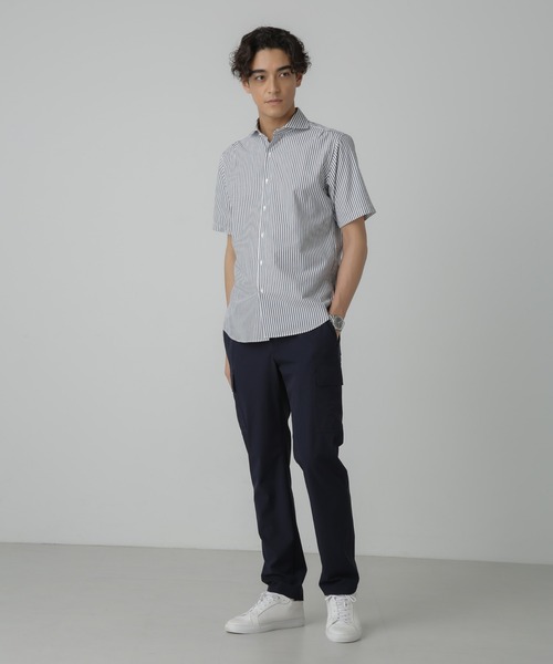 NANO universe(ナノユニバース)の「「N trousers」スリムストレッチ カーゴパンツ(カーゴパンツ・メンズ・ネイビー/チャコール・S/M/L)」の18枚目の写真