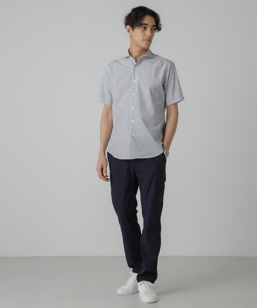 NANO universe(ナノユニバース)の「「N trousers」スリムストレッチ カーゴパンツ(カーゴパンツ・メンズ・ネイビー/チャコール・S/M/L)」の19枚目の写真