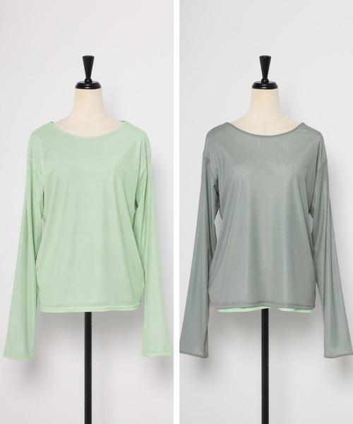 トップス Bonjour Bonjour Sagan tシャツ パフスリーブニットトップス レディース