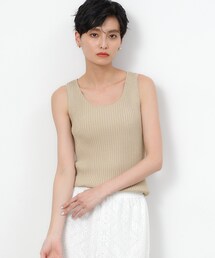 OPAQUE.CLIP | UV ラメニットタンクトップ【洗濯機洗い可/抗ピル】(ニット/セーター)