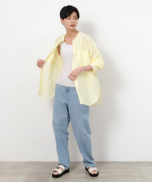 OPAQUE.CLIP（オペークドットクリップ）の「◆UV ラメニットタンクトップ【洗濯機洗い可/抗ピル】（ニット/セーター・レディース・ホワイト系6/ブラック系5/ベージュ系5・38/40）」の19枚目の写真