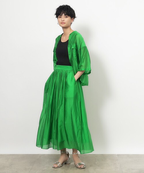 OPAQUE.CLIP（オペークドットクリップ）の「◆UV ラメニットタンクトップ【洗濯機洗い可/抗ピル】（ニット/セーター・レディース・ホワイト系6/ブラック系5/ベージュ系5・38/40）」の11枚目の写真