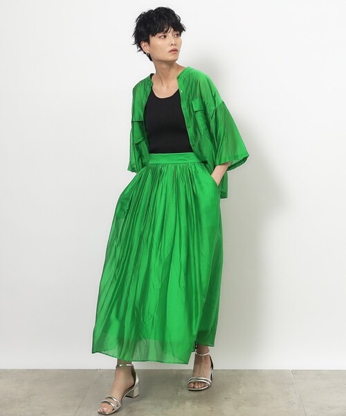 OPAQUE.CLIP（オペークドットクリップ）の「◆UV ラメニットタンクトップ【洗濯機洗い可/抗ピル】（ニット/セーター・レディース・ホワイト系6/ブラック系5/ベージュ系5・38/40）」の12枚目の写真