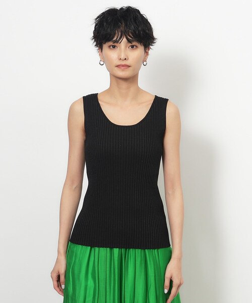 OPAQUE.CLIP（オペークドットクリップ）の「◆UV ラメニットタンクトップ【洗濯機洗い可/抗ピル】（ニット/セーター・レディース・ホワイト系6/ブラック系5/ベージュ系5・38/40）」の9枚目の写真