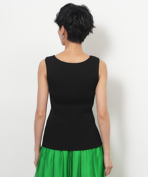 OPAQUE.CLIP（オペークドットクリップ）の「◆UV ラメニットタンクトップ【洗濯機洗い可/抗ピル】（ニット/セーター・レディース・ホワイト系6/ブラック系5/ベージュ系5・38/40）」の6枚目の写真