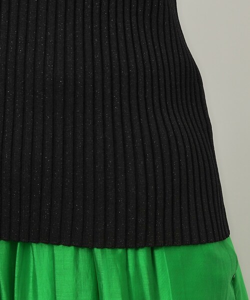 OPAQUE.CLIP（オペークドットクリップ）の「◆UV ラメニットタンクトップ【洗濯機洗い可/抗ピル】（ニット/セーター・レディース・ホワイト系6/ブラック系5/ベージュ系5・38/40）」の5枚目の写真