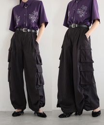 HARE | サイドギャザーカーゴパンツ(HARE)(カーゴパンツ)