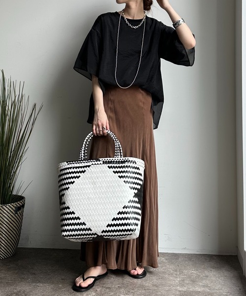 DouDou（ドゥドゥ）の「【WEB限定】リバーシブルカットソー（Tシャツ/カットソー・レディース・オフホワイト/ブラック・FREE）」の14枚目の写真