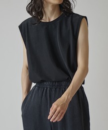 Lui's | コードピケノースリーブカットソー(Tシャツ/カットソー)