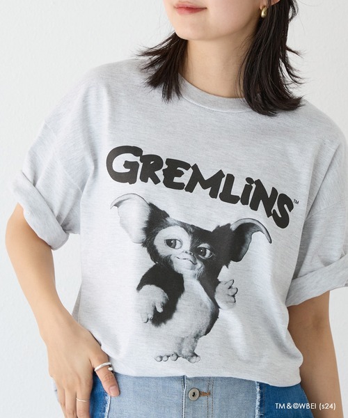 LAVEANGE（ラビアンジェ）の「【SCREEN STARS】GREMLINS/グレムリン/ギズモ フォトTシャツ（Tシャツ/カットソー・レディース・グレー/ブラック/ホワイト・L/XL/M）」の3枚目の写真