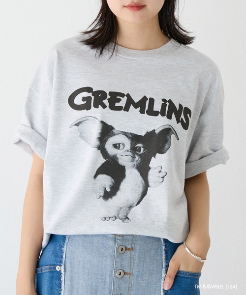 LAVEANGE（ラビアンジェ）の「【SCREEN STARS】GREMLINS/グレムリン/ギズモ フォトTシャツ（Tシャツ/カットソー・レディース・グレー/ブラック/ホワイト・L/XL/M）」の19枚目の写真