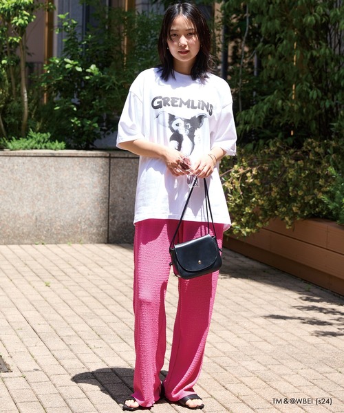 LAVEANGE（ラビアンジェ）の「【SCREEN STARS】GREMLINS/グレムリン/ギズモ フォトTシャツ（Tシャツ/カットソー・レディース・グレー/ブラック/ホワイト・L/XL/M）」の5枚目の写真