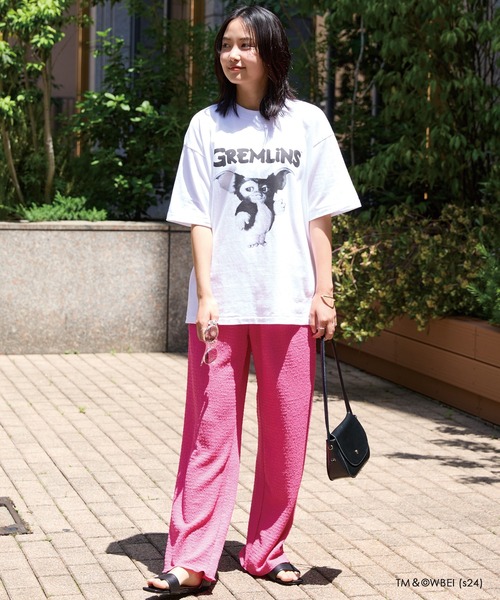 LAVEANGE（ラビアンジェ）の「【SCREEN STARS】GREMLINS/グレムリン/ギズモ フォトTシャツ（Tシャツ/カットソー・レディース・グレー/ブラック/ホワイト・L/XL/M）」の6枚目の写真