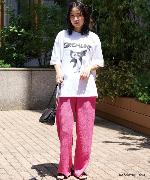 LAVEANGE（ラビアンジェ）の「【SCREEN STARS】GREMLINS/グレムリン/ギズモ フォトTシャツ（Tシャツ/カットソー・レディース・グレー/ブラック/ホワイト・L/XL/M）」の7枚目の写真