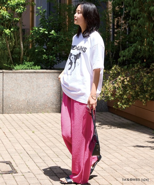 LAVEANGE（ラビアンジェ）の「【SCREEN STARS】GREMLINS/グレムリン/ギズモ フォトTシャツ（Tシャツ/カットソー・レディース・グレー/ブラック/ホワイト・L/XL/M）」の8枚目の写真